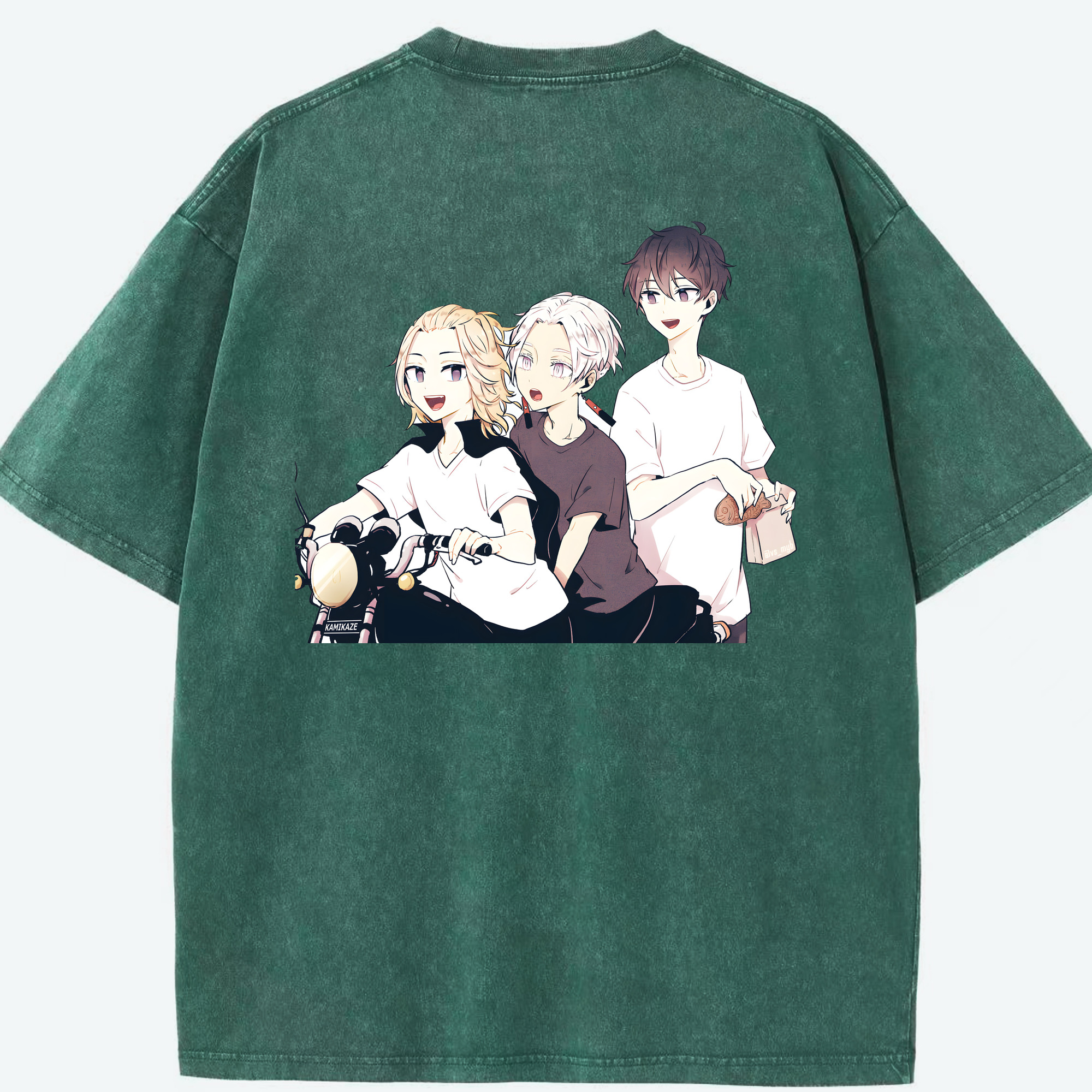 （画像用） 東京リベンジャーズ Tokyo Revengers 綿100% ヴィンテージ風 半袖Tシャツ（背面プリント）